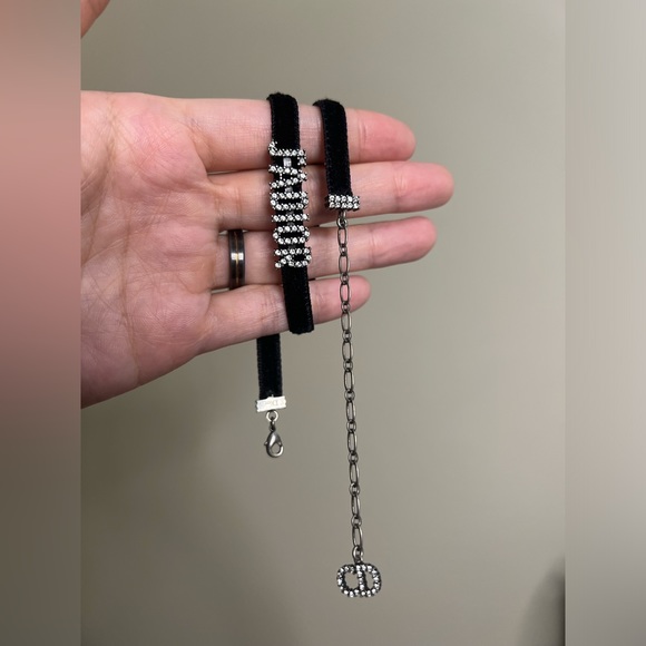 Dior Jewelry - Christian Dior Velvet Crystal J'Adior Choker